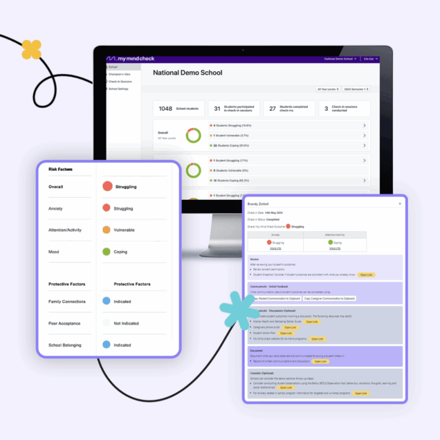 Product demo screens